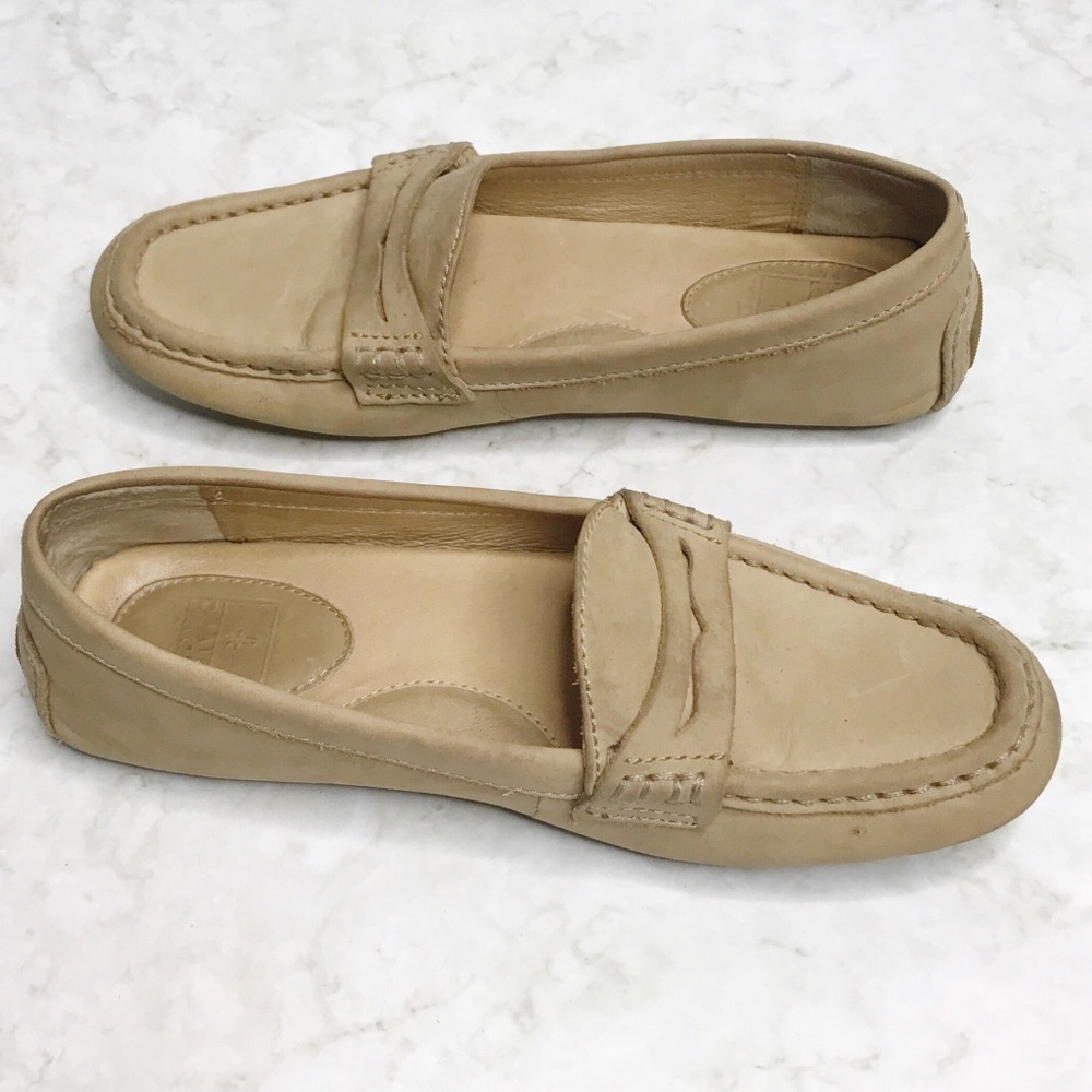 Frye | Rebecca Penny Tan Leather Moccasin Size 6.5